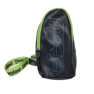 NEW Disney Park Maleficent Sling Bag Crossbody Black Green Villains Pack